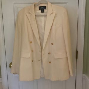 Ralph Lauren cream blazer